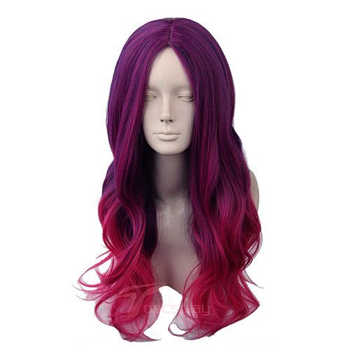 Long Purple/Red Wig