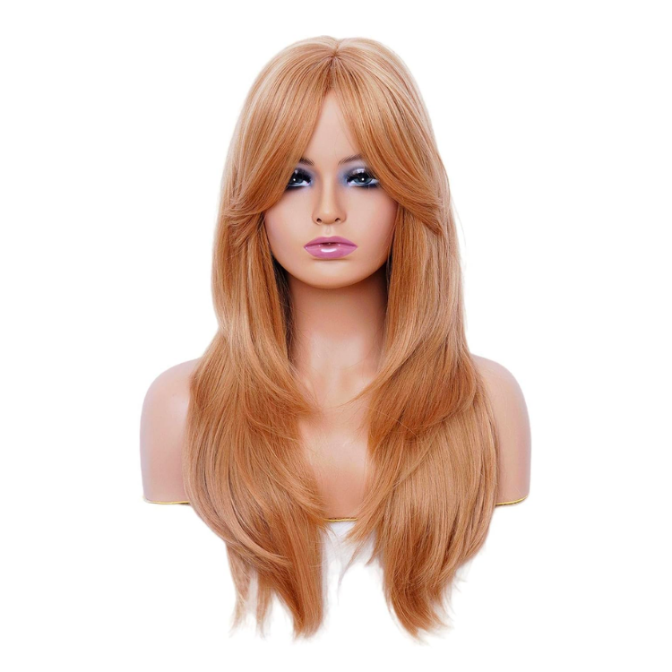 Long Strawberry Blonde Wig