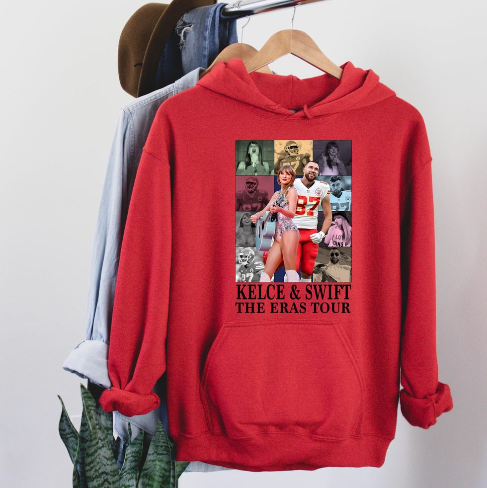 Travis Kelce & Taylor Swift Eras Tour Sweatshirt