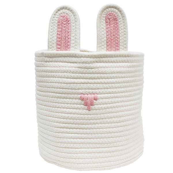 Cottondale Round Rope Bunny Basket