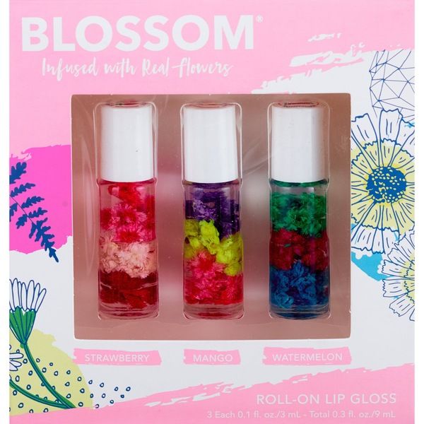 Blossom Roll-On Lip Gloss Set