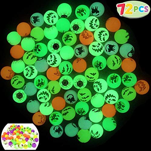 Glow-in-the-Dark Halloween Bounce Balls