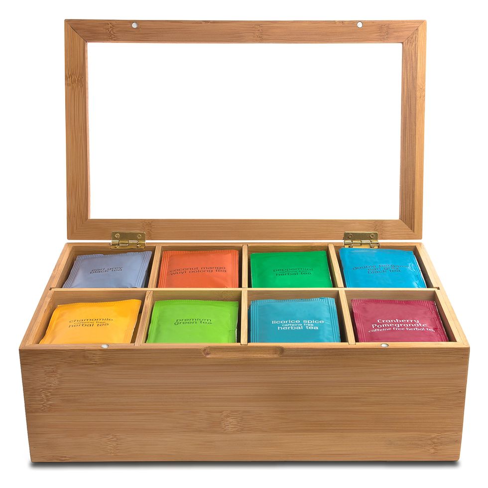 Tea Box Storage Organizer