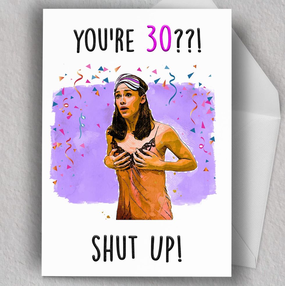 '13 Going on 30' Birthday Card