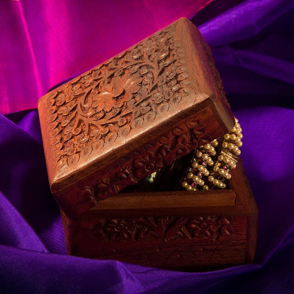 Wooden Jewelry Box 