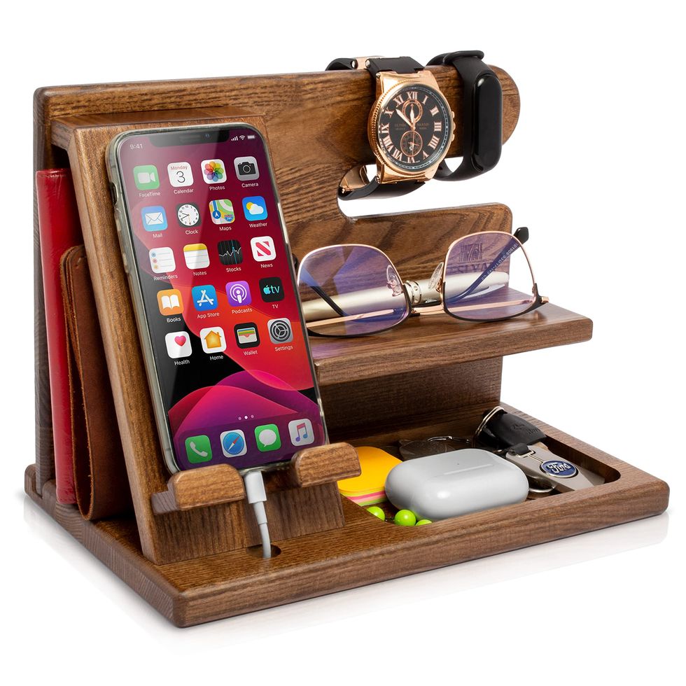 Wood Phone Docking Station