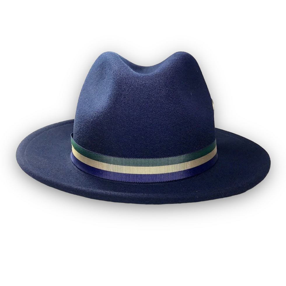 Flamekeepers Hat Club Autumn Blue Fedora