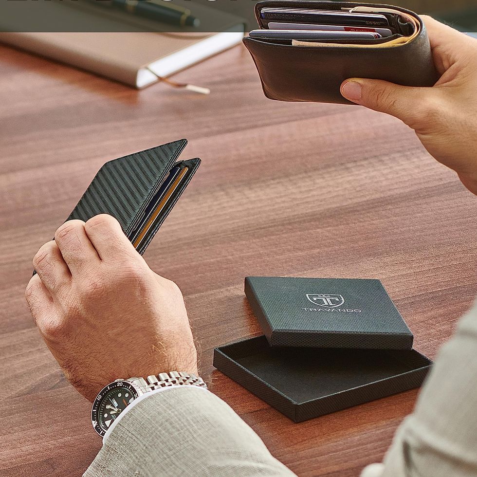 Slim Wallet with Money Clip 