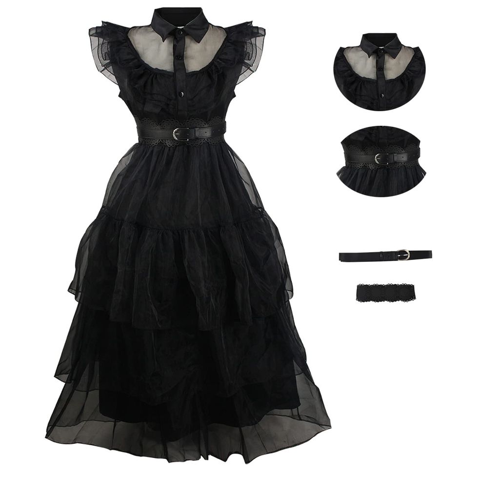 Wednesday Addams Party Dress for Adults