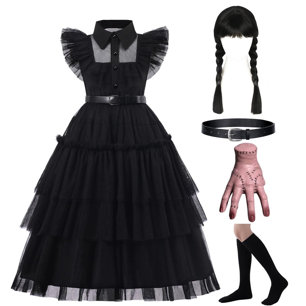 Wednesday Addams Dance Dress for Kids