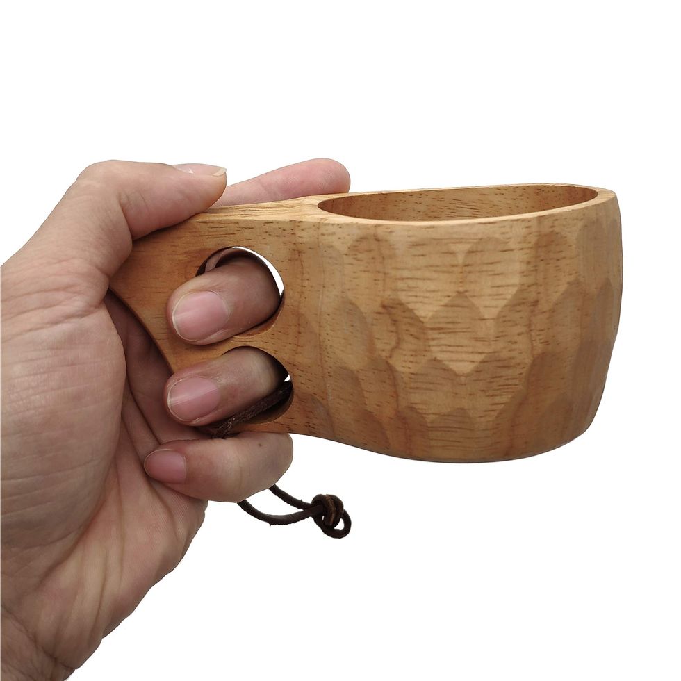 Nordic Style Handmade Wooden Cup