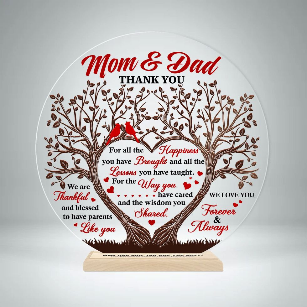 Mom and Dad Acrylic Plaque