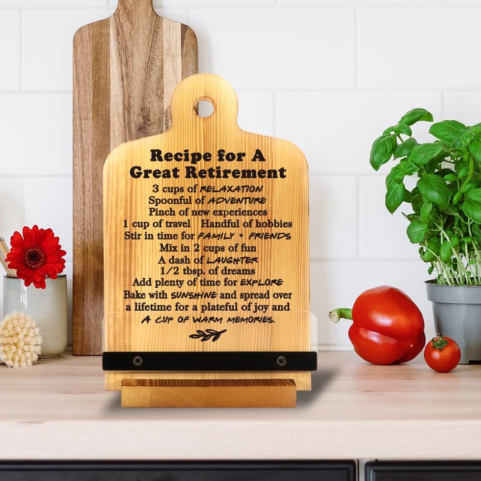 Retirement Recipe Cutting Board