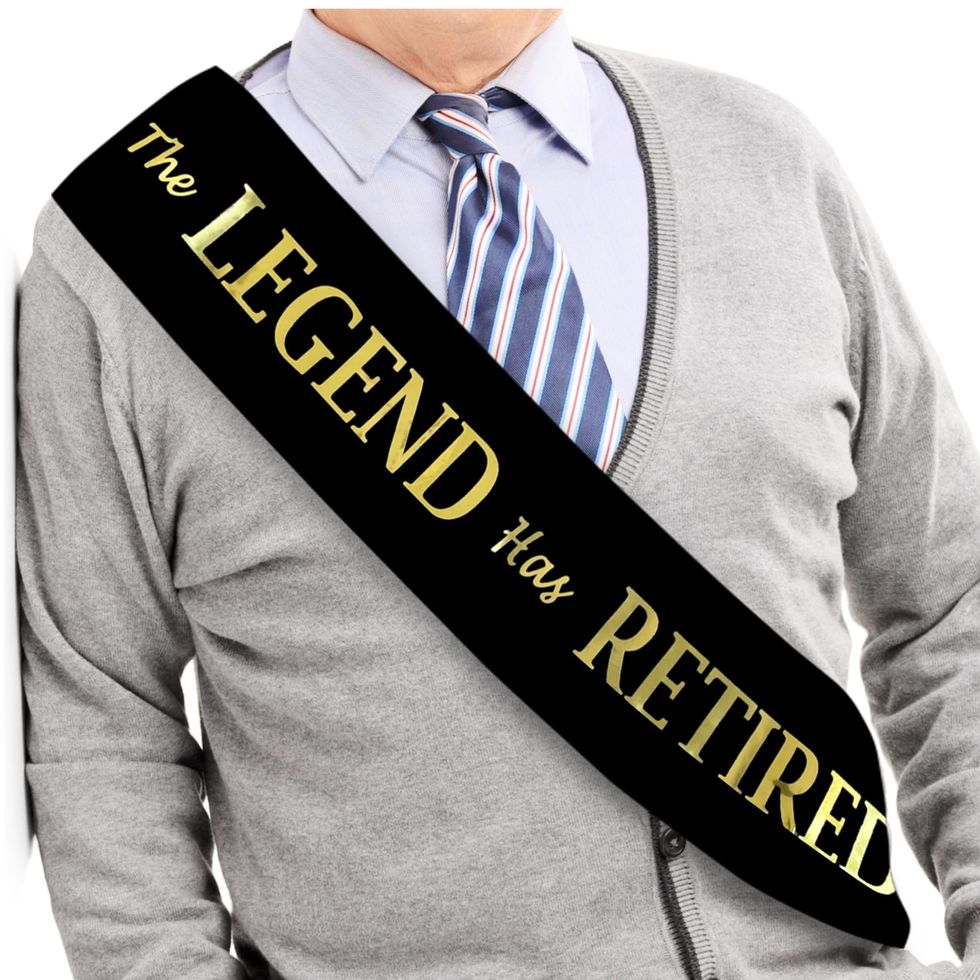 The Legend Has Retired Sash 