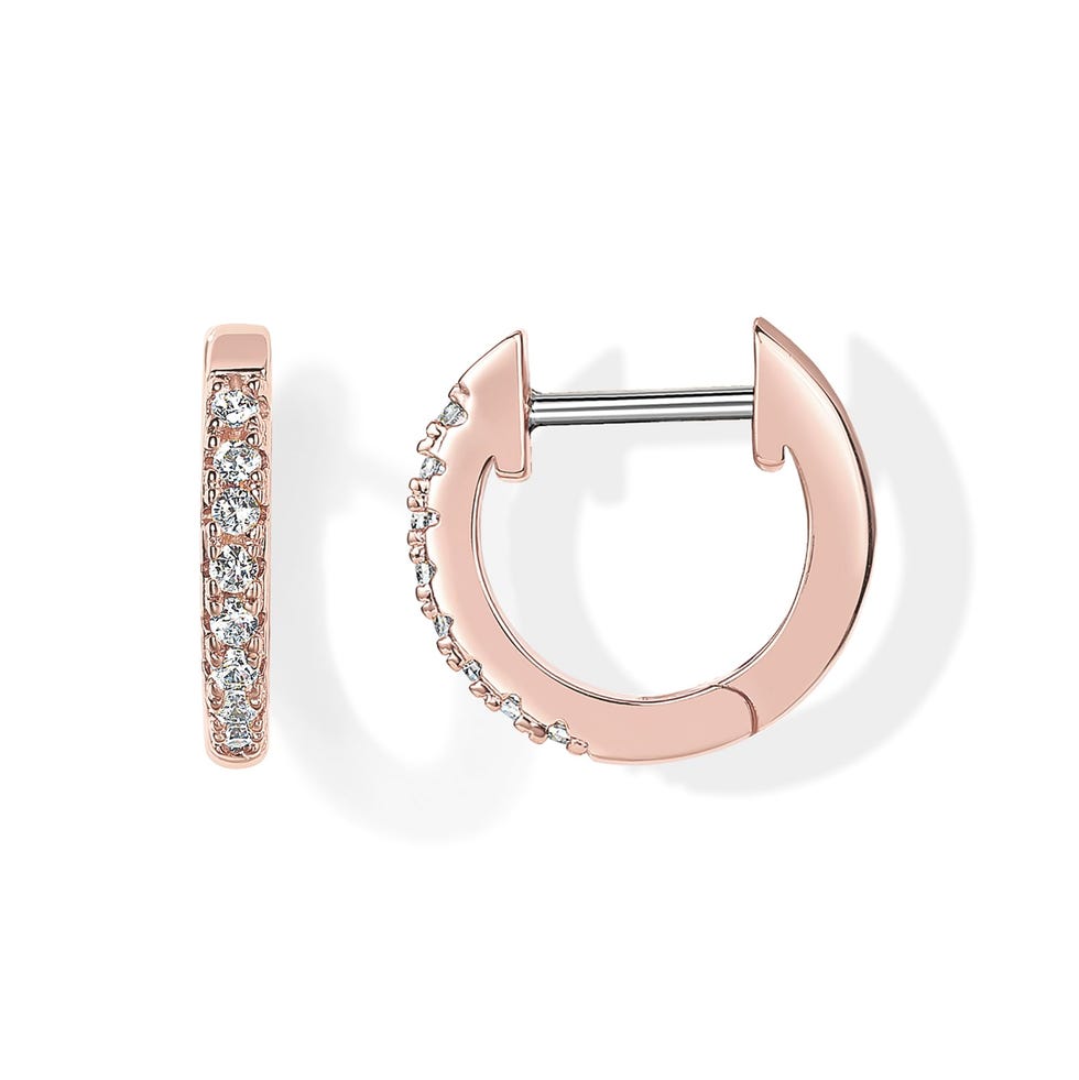 Rose Gold Cuff Earrings