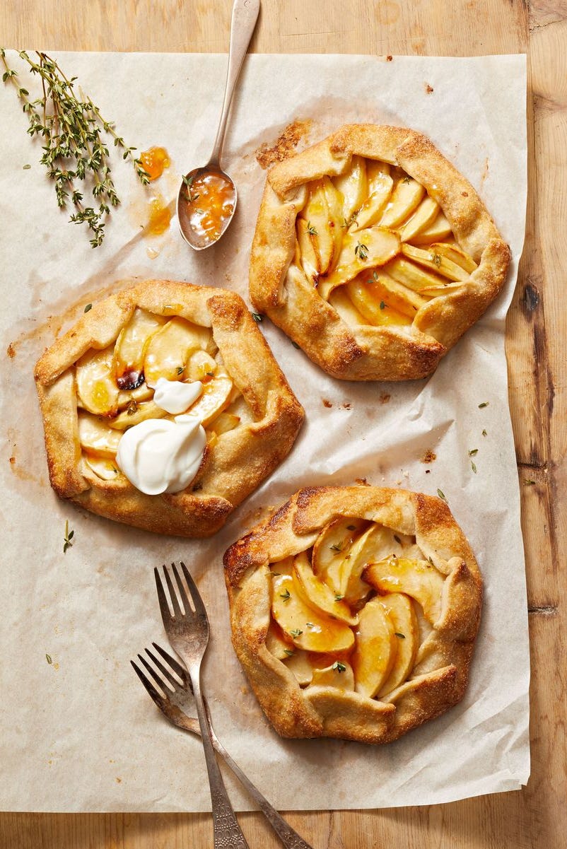 apple and thyme galettes