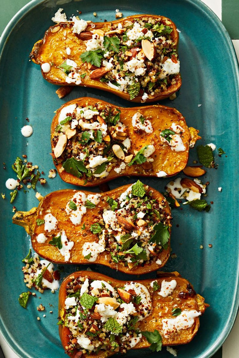 quinoastuffed squash