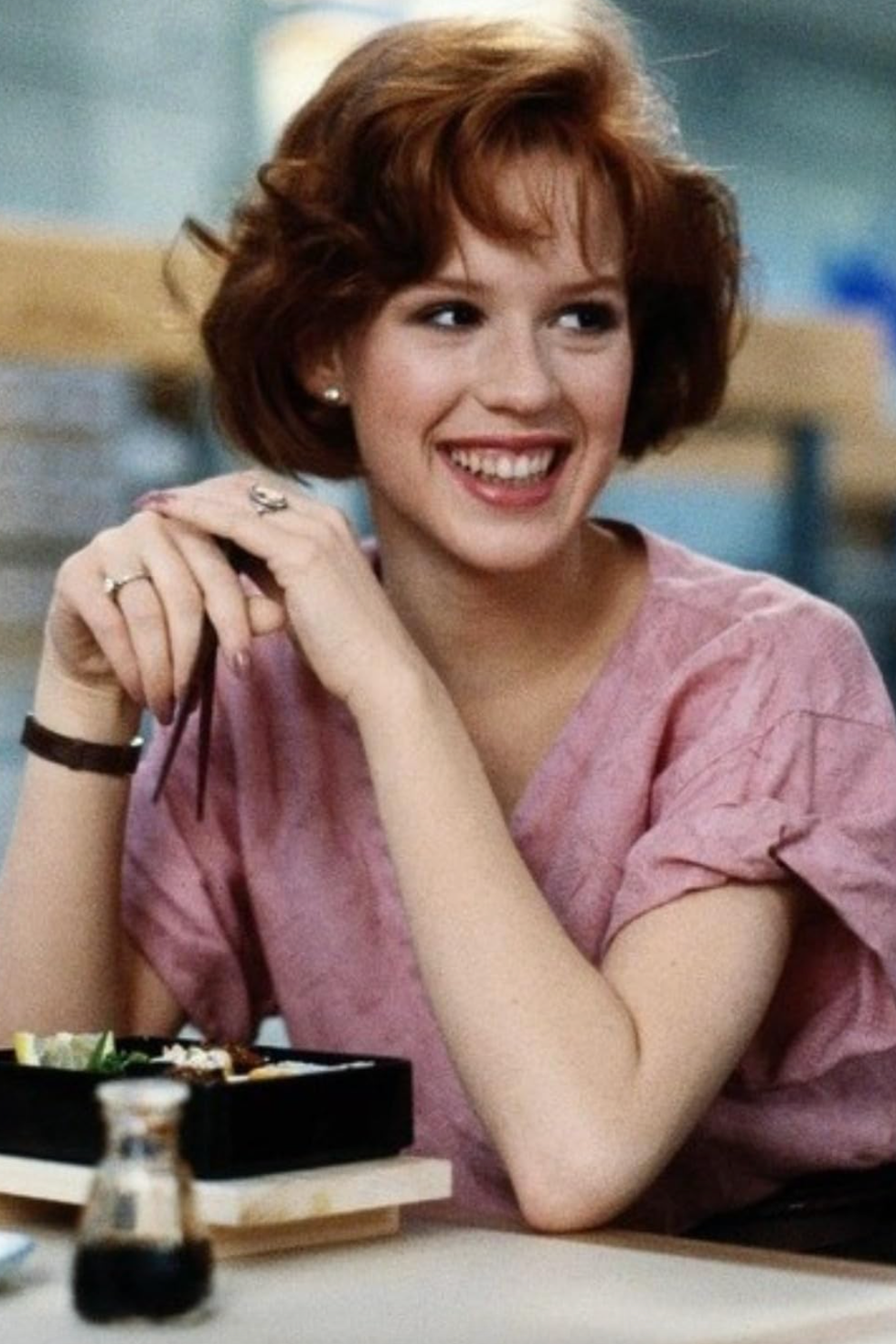 molly ringwald as claire standish in 'the breakfast club'