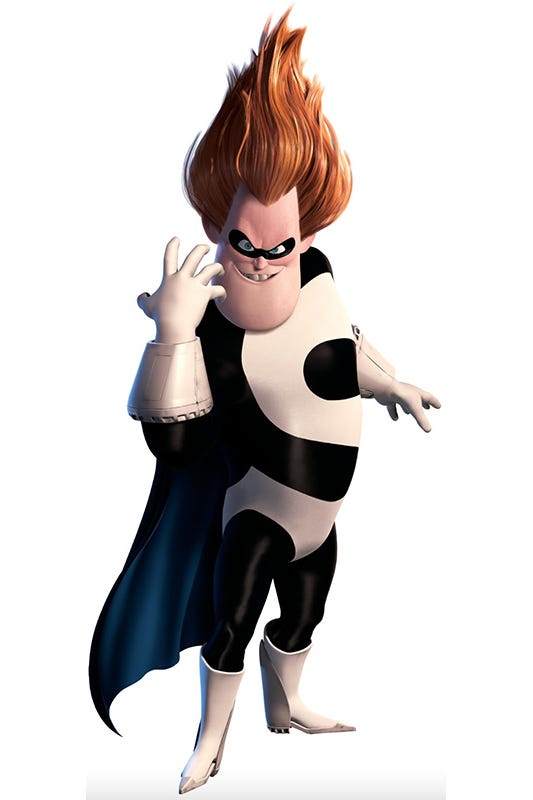 syndrome from 'the incredibles'