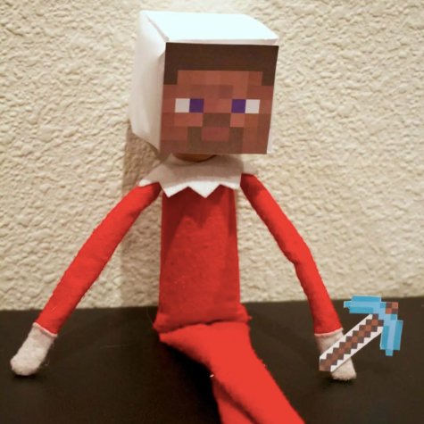 elf on the shelf ideas elf on the shelf gets a minecraft makeover