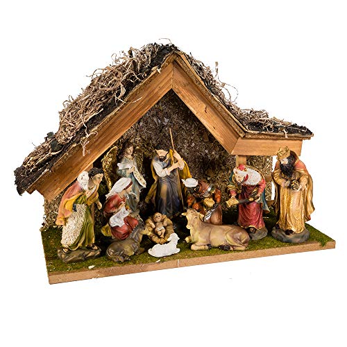 Nativity Set With Stable