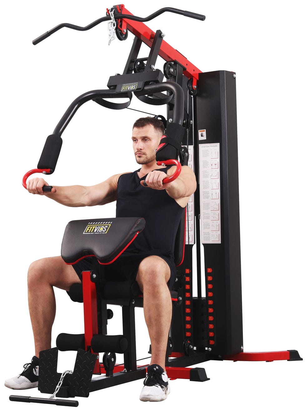 LX750 Multifunctional Full Home Gym System Workout Station