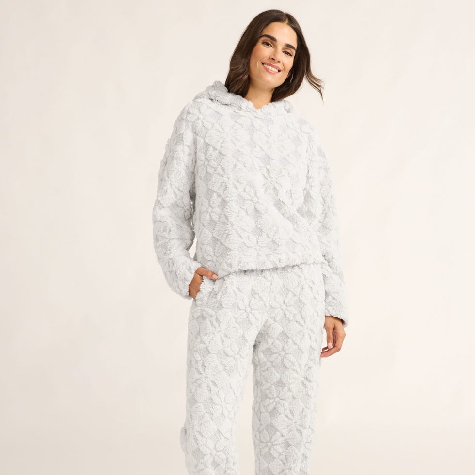 Embossed Plush Pajama Set