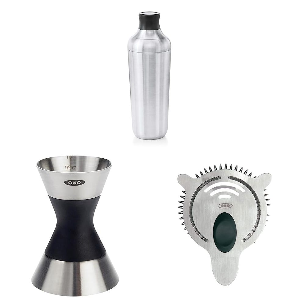 Steel Single Wall Cocktail Shaker & Strainer