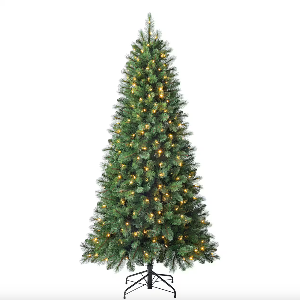 7ft. Pre-Lit Pencil Artificial Christmas Tree