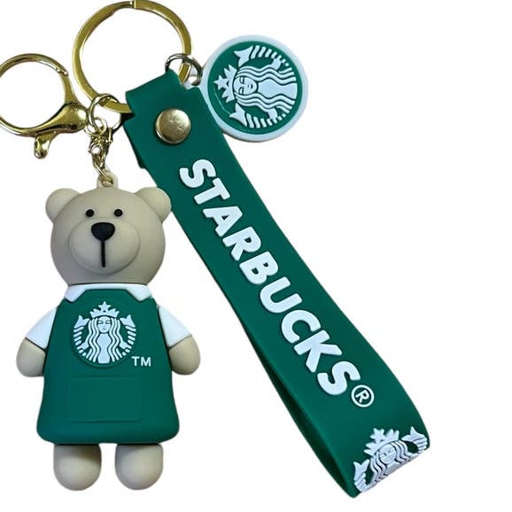 Starbucks Coffee Charm Keychain