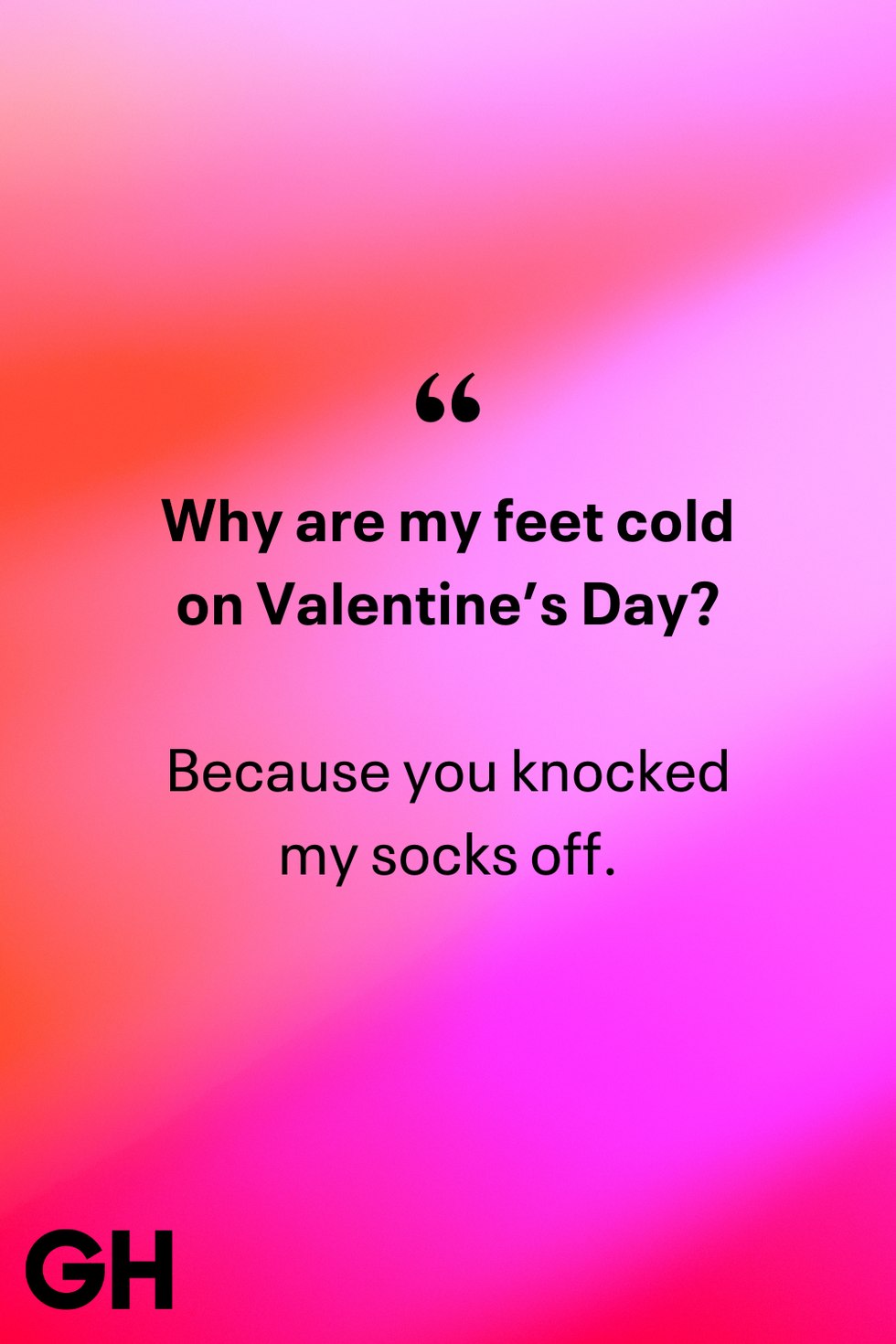 why are my feet cold on valentine’s day joke