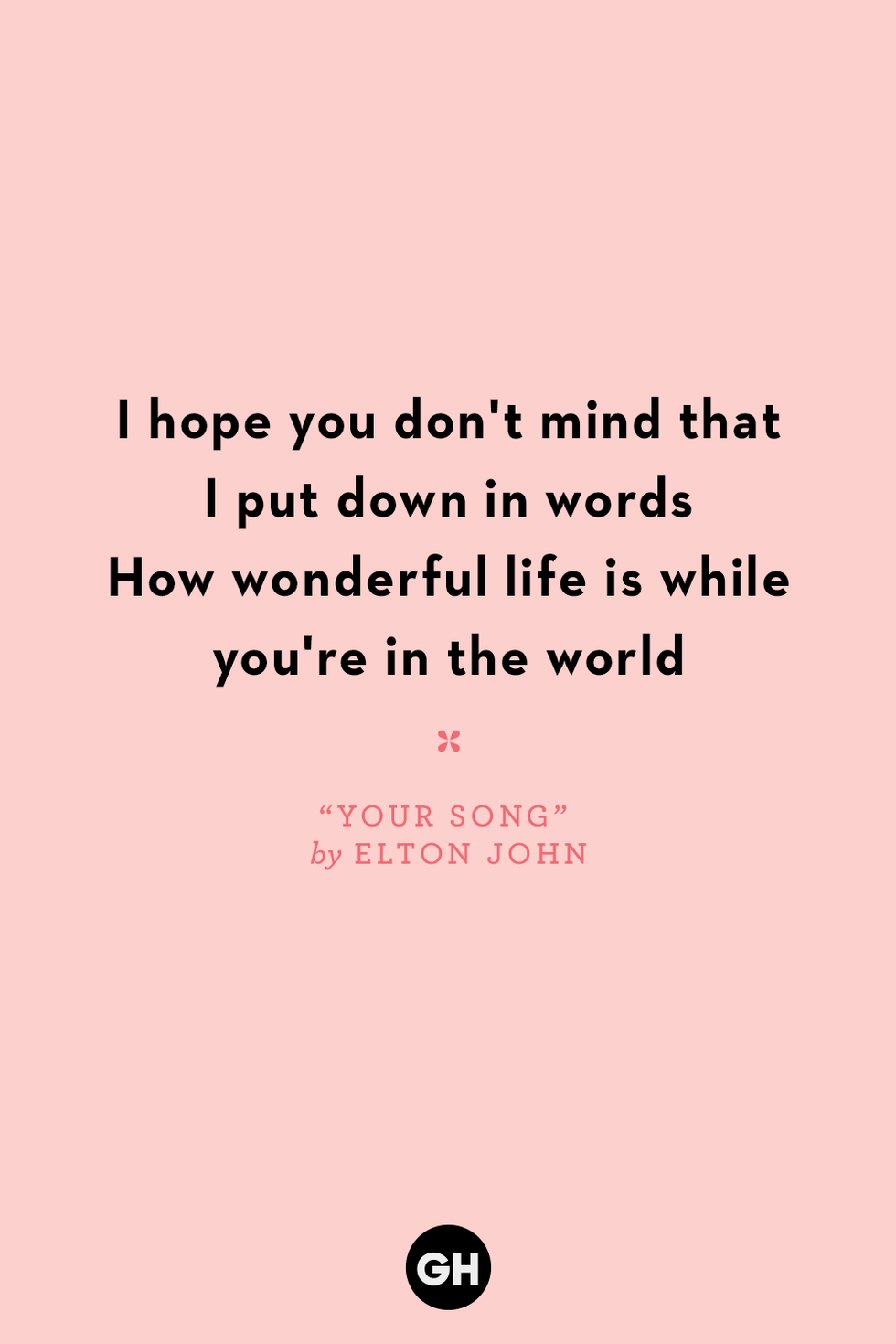 “your song” by elton john