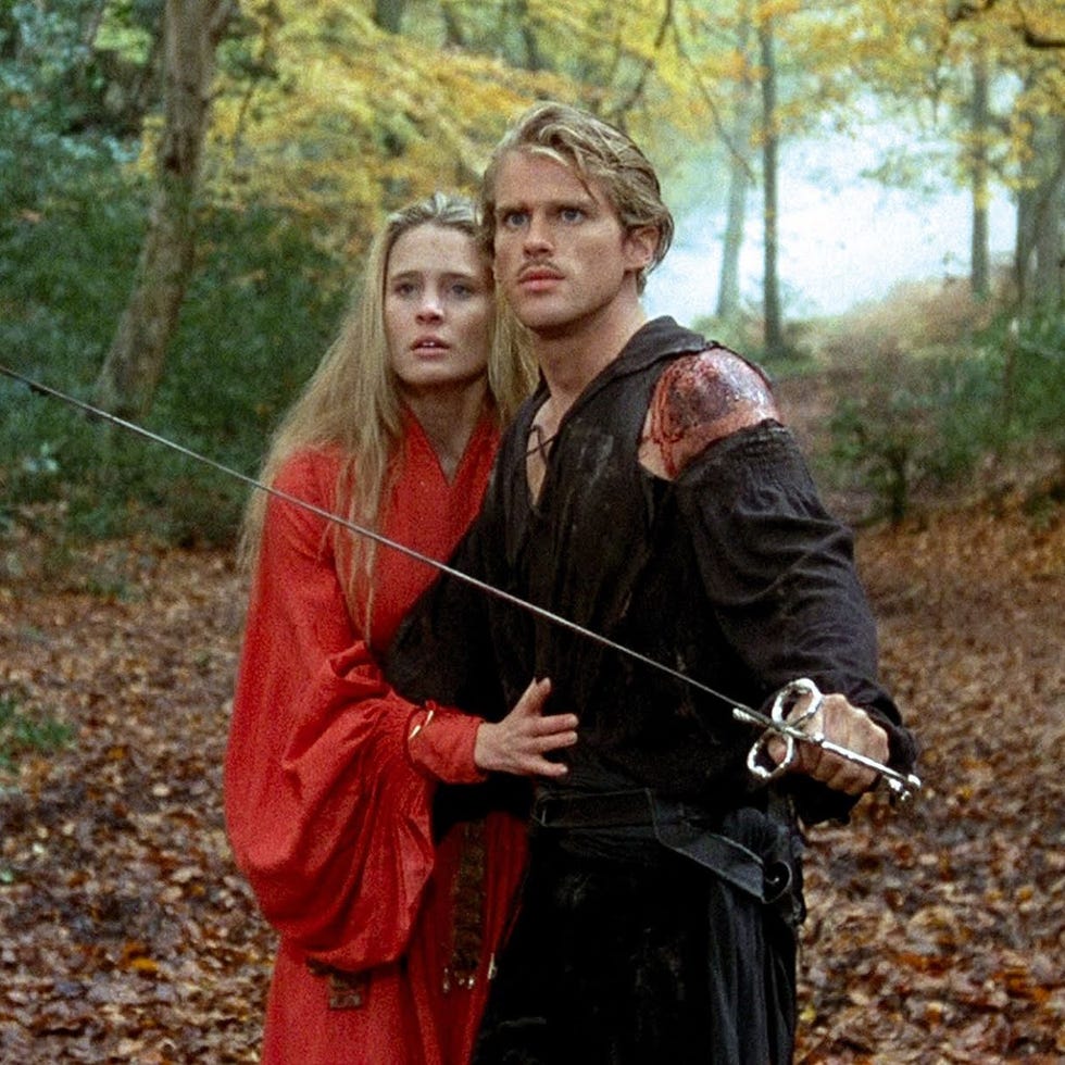 cary elwes and robin wright penn star in the princess bride, a good housekeeping pick for best valentine's day movies for kids